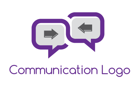 chatting arrows logo