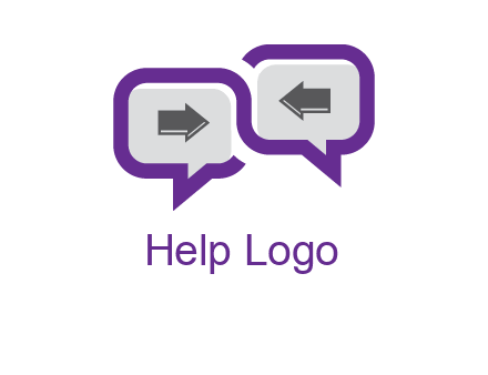 chatting arrows logo