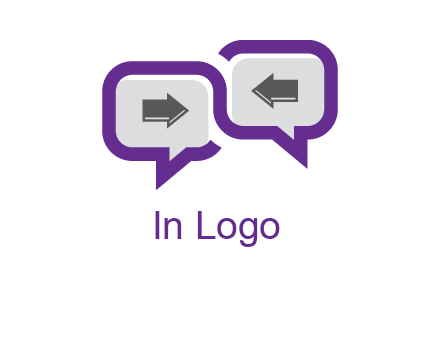 chatting arrows logo