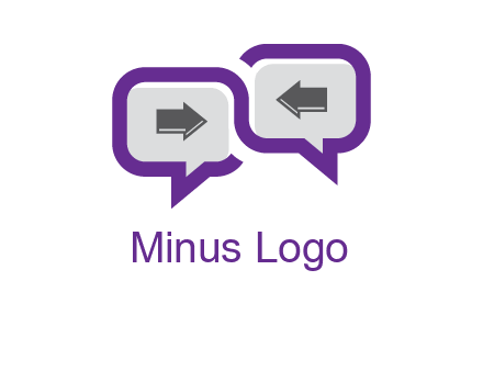 chatting arrows logo