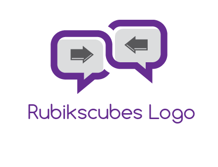 chatting arrows logo