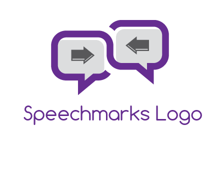 chatting arrows logo
