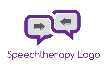 chatting arrows logo