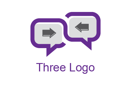 chatting arrows logo