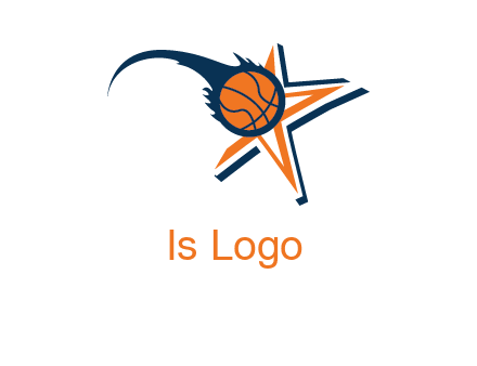 volleyball on star logo