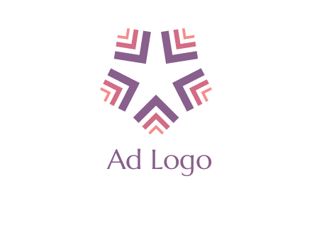 abstract star logo