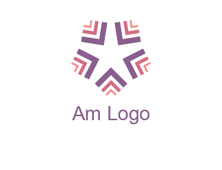 abstract star logo