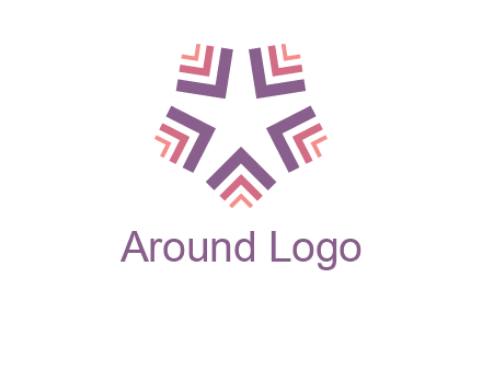 abstract star logo