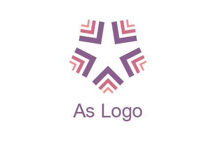 abstract star logo
