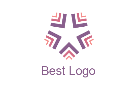 abstract star logo