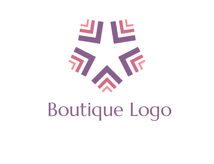 abstract star logo