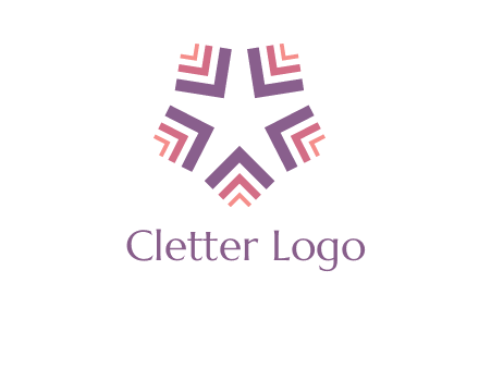 abstract star logo