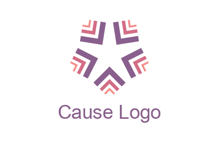 abstract star logo