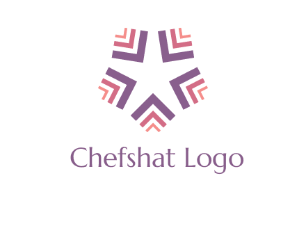 abstract star logo