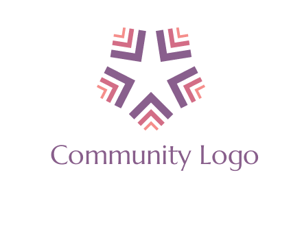 abstract star logo