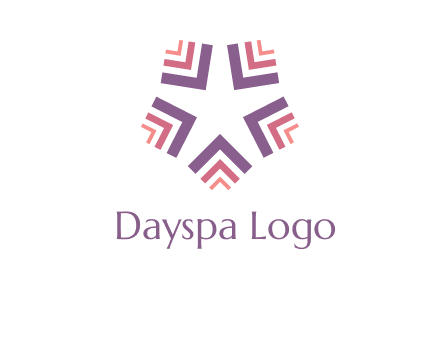abstract star logo