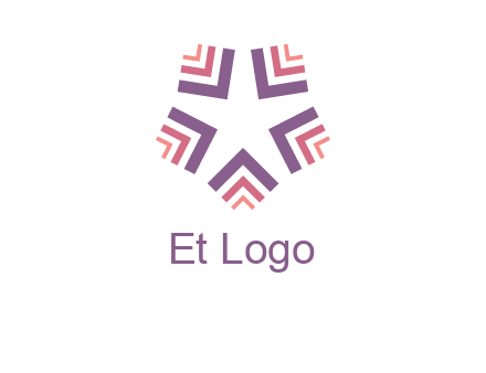 abstract star logo