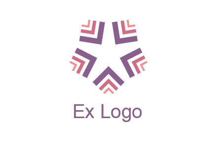 abstract star logo