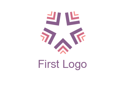 abstract star logo