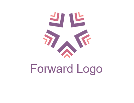 abstract star logo