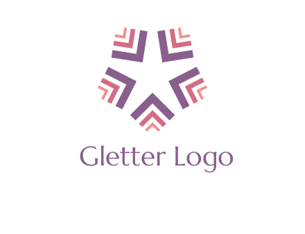 abstract star logo