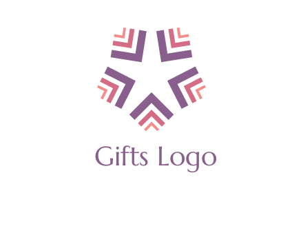 abstract star logo