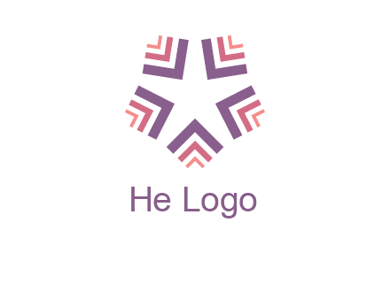 abstract star logo