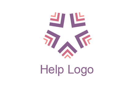 abstract star logo