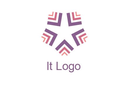 abstract star logo