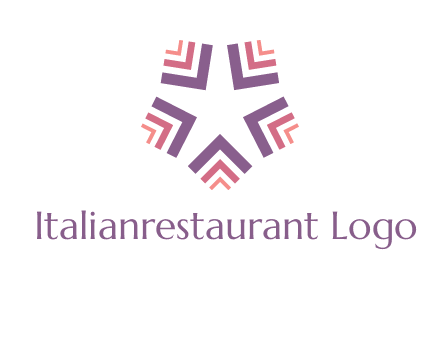 abstract star logo
