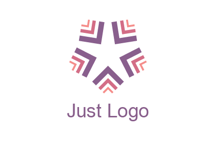 abstract star logo