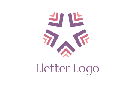 abstract star logo