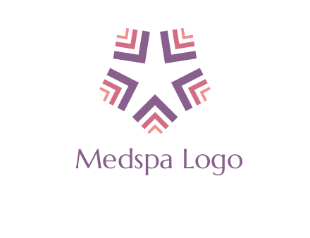 abstract star logo