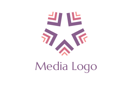 abstract star logo