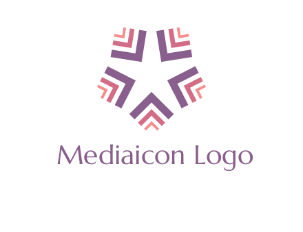 abstract star logo