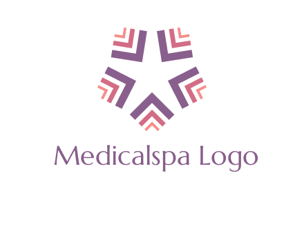 abstract star logo