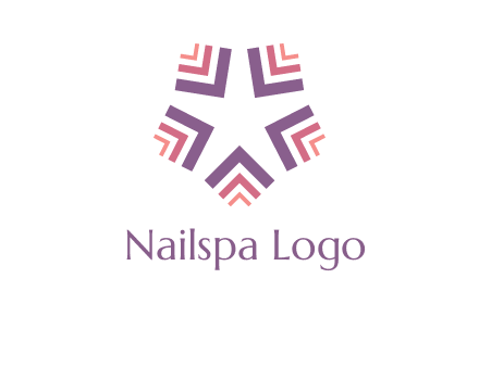 abstract star logo