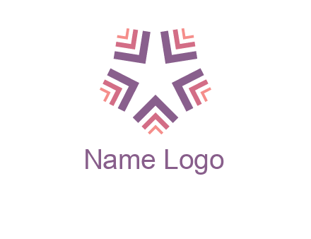 abstract star logo