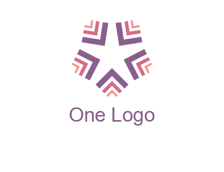 abstract star logo