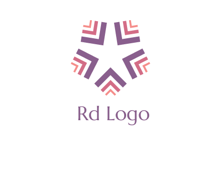 abstract star logo
