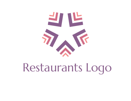 abstract star logo