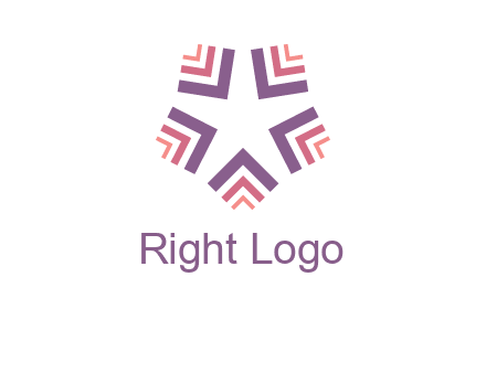 abstract star logo