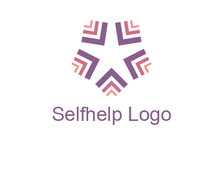 abstract star logo