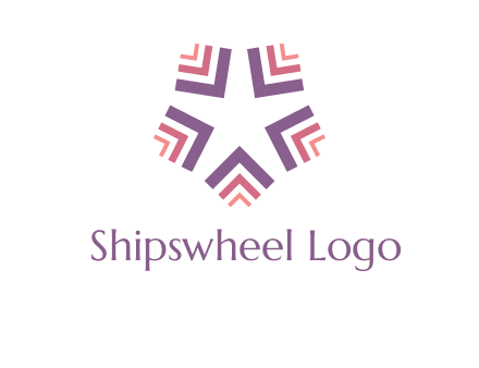 abstract star logo