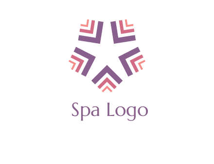 abstract star logo