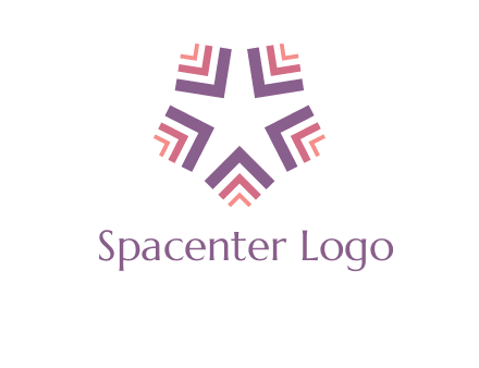abstract star logo