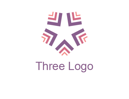 abstract star logo