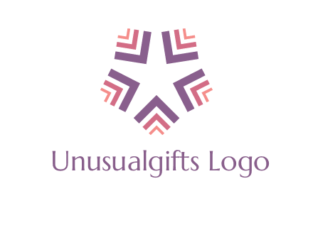 abstract star logo