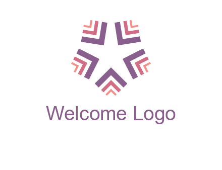 abstract star logo