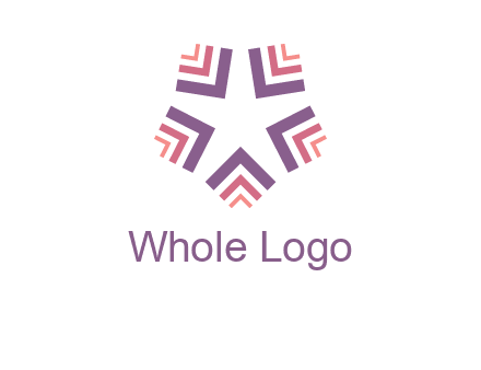 abstract star logo